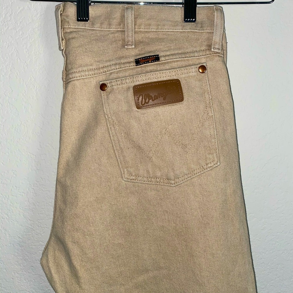 Wrangler Cowboy Cut Jeans 13 MWZ Tan/Khaki 34x34